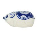 Tượng Chuột Bát Tràng Dễ Thương Men Lam Độc Đáo - VN-BD125FE21-74
