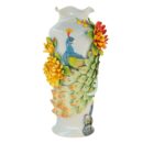 Bình Hoa Bát Tràng Đắp Nổi Công Hoa Men Bóng Đặc Biệt TV-BD125FE20-26