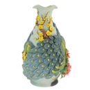Bình Hoa Bát Tràng Đắp Nổi Công Hoa Men Thô Miệng Lượn Siêu Đẹp – TV-BD125JA18-63