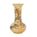 Bình Hoa Bát Tràng Vẽ Tay Hoa Hồng Màu Kem Men Bóng Cao Cấp - GT-BD124SE17-60