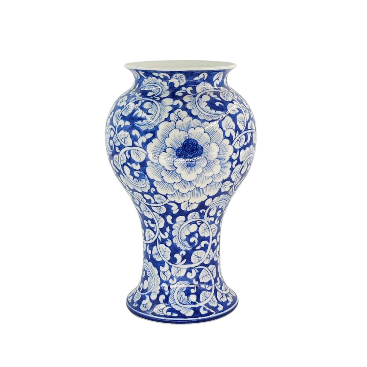 Bình Hoa Bát Tràng Vẽ Tay Hoa Văn Men Lam Cao Cấp - VN-BD124SE12-51 - Hình ảnh 3