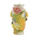 Bình Hoa Bát Tràng Đắp Nổi Công Hoa Men Bóng Đặc Biệt - TV-BD125FE20-106