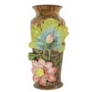 Bình Hoa Bát Tràng Đắp Nổi Hoa Sen Men Bóng Đặc Biệt – TH-BD124SE16-66