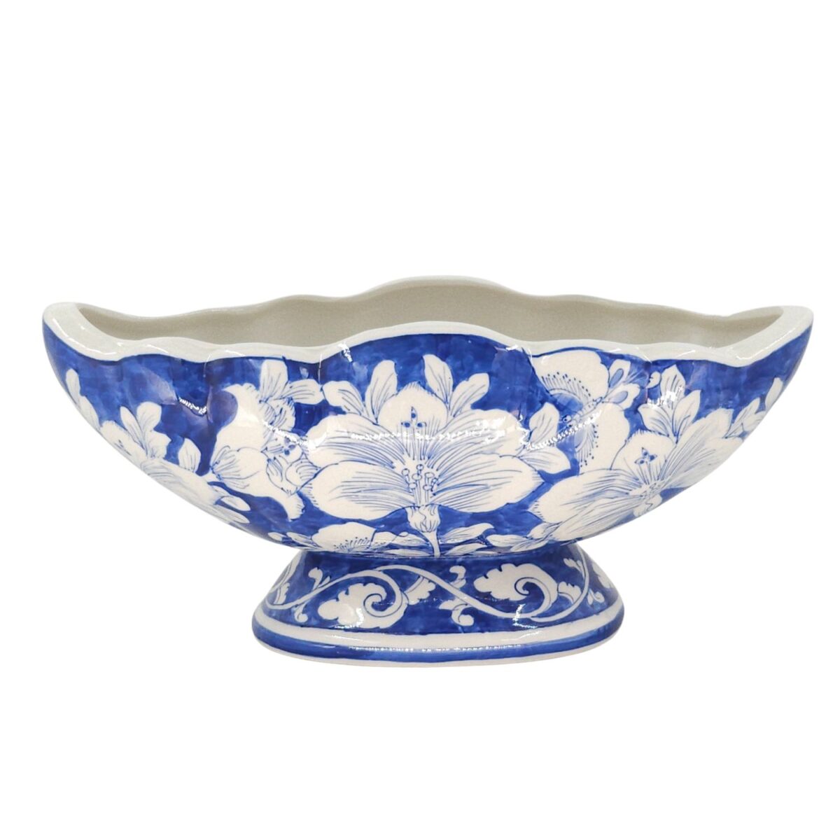 Ang Bát Tràng Vẽ Tay Hoa Văn Men Lam Cao Cấp - VN-BD125MY22-25 - Ảnh 2