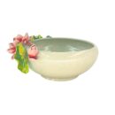 Ang Sen Bé Bát Tràng Đắp Nổi Hoa Sen Hồng Đỏ Men Bóng Đặc Biệt - TV-BD125MR07-129