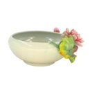 Ang Sen Bé Bát Tràng Đắp Nổi Hoa Sen Hồng Đỏ Men Bóng Đặc Biệt - TV-BD125MR07-129