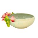 Ang Sen Bé Bát Tràng Đắp Nổi Hoa Sen Hồng Đỏ Men Bóng Đặc Biệt - TV-BD125MR07-134