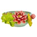 Ang Sen Bé Bát Tràng Đắp Nổi Hoa Sen Hồng Đỏ Men Bóng Đặc Biệt - TV-BD125MR07-135