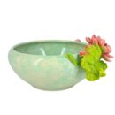 Ang Sen Bé Bát Tràng Đắp Nổi Hoa Sen Hồng Đỏ Men Bóng Đặc Biệt - TV-BD125MR07-135