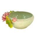 Ang Sen Bé Bát Tràng Đắp Nổi Hoa Sen Hồng Đỏ Men Bóng Đặc Biệt - TV-BD125MR07-146
