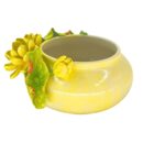 Ang Sen Bé Bát Tràng Đắp Nổi Hoa Sen Vàng Men Bóng Đặc Biệt - TV-BD125MR07-144