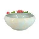 Ang Sen To Bát Tràng Đắp Nổi Hoa Sen Đỏ Men Bóng Đặc Biệt - TV-BD125MR07-111