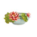 Ang Sen To Bát Tràng Đắp Nổi Hoa Sen Hồng Đỏ Men Bóng Đặc Biệt - TV-BD125MR07-106