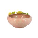 Ang Sen To Bát Tràng Đắp Nổi Hoa Sen Vàng Đỏ Men Bóng Đặc Biệt - TV-BD125MR07-102
