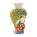 Bình Hoa Bát Tràng Đắp Nổi Công Hoa Men Bóng Đặc Biệt - TV-BD125MR07-02