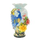Bình Hoa Bát Tràng Đắp Nổi Công Hoa Men Bóng Đặc Biệt - TV-BD125MR07-51