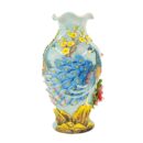 Bình Hoa Bát Tràng Đắp Nổi Công Hoa Men Bóng Đặc Biệt - TV-BD125MR07-67