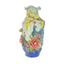 Bình Hoa Bát Tràng Đắp Nổi Công Hoa Men Bóng Đặc Biệt - TV-BD125MR07-74