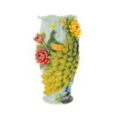 Bình Hoa Bát Tràng Đắp Nổi Công Hoa Và Cây Tùng Men Bóng Đặc Biệt - TV-BD125MR07-58