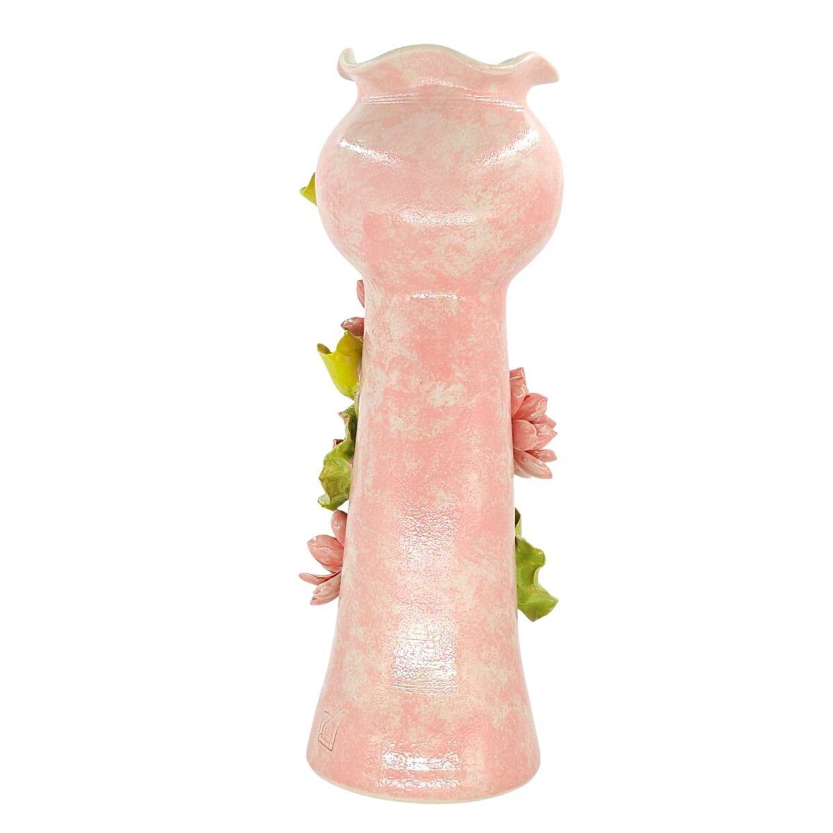 Bình Hoa Bát Tràng Đắp Nổi Hoa Sen Men Bóng Đặc Biệt – TV-BD125MR07-45 - Ảnh 4