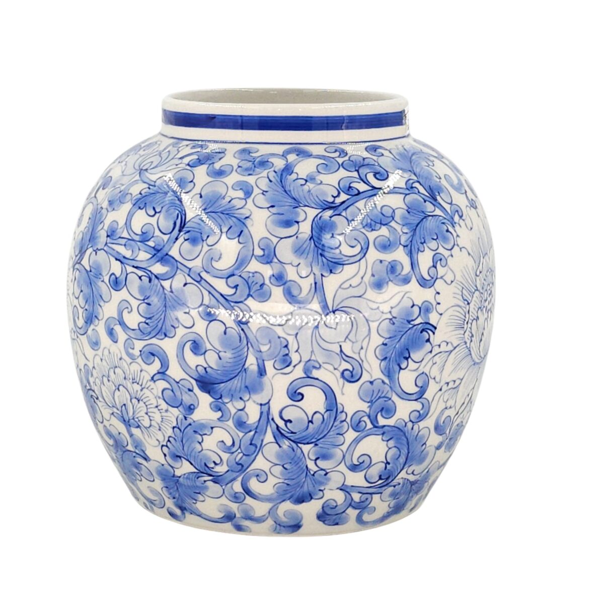 Bình Hoa Bát Tràng Vẽ Họa Phù Dung Men Lam Cao Cấp - VN-BD125MY22-84 - Ảnh 3