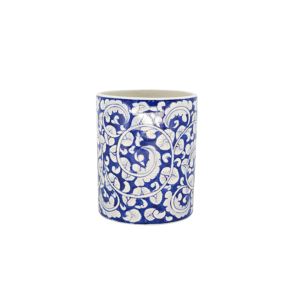 Bình Hoa Bát Tràng Vẽ Họa Tiết Cổ Điển Men Lam Cao Cấp - VN-BD125MY22-105 - Ảnh 2