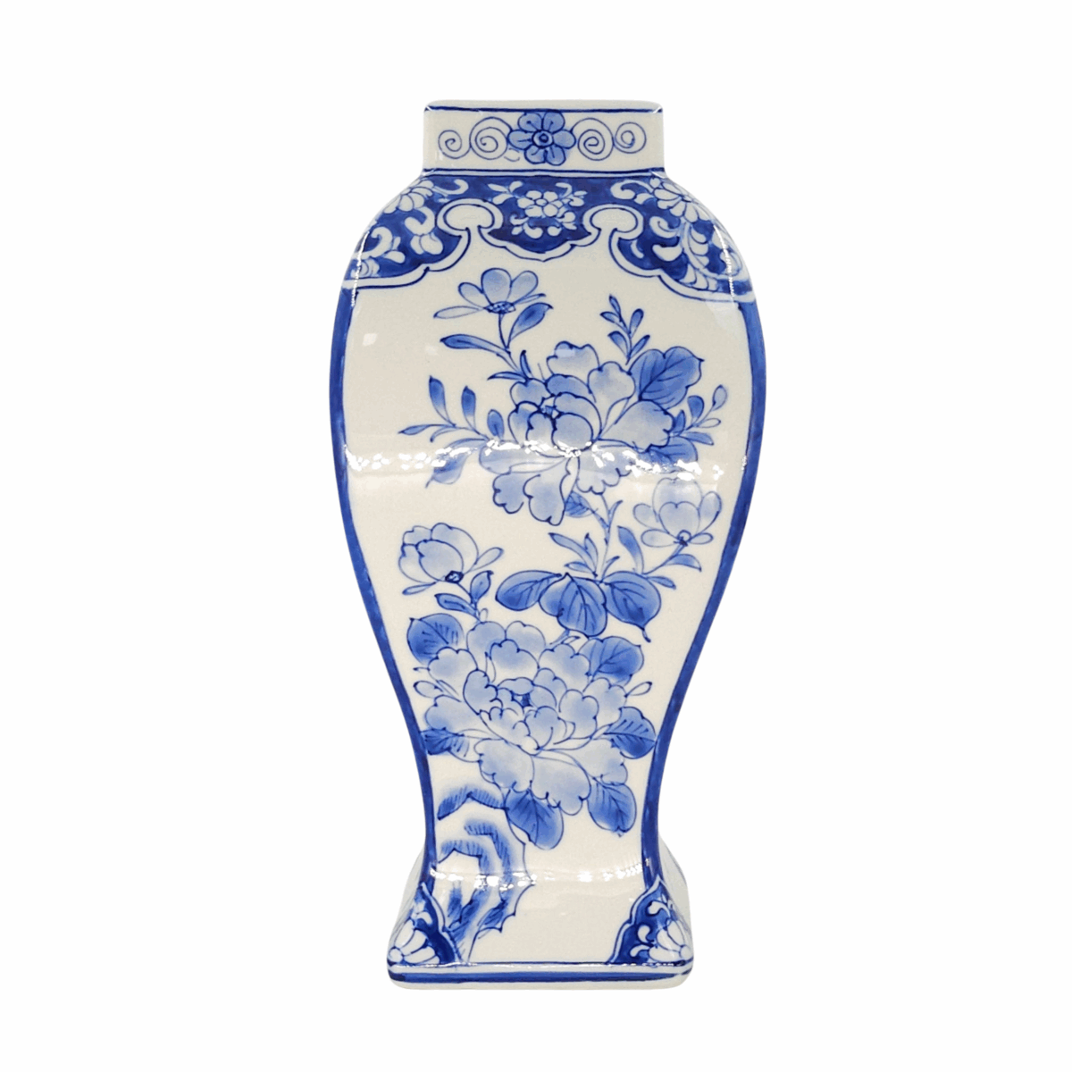 Bình Hoa Bát Tràng Vẽ Hoa Văn Men Lam Cao Cấp - VN-BD125MY22-49 - Ảnh 2