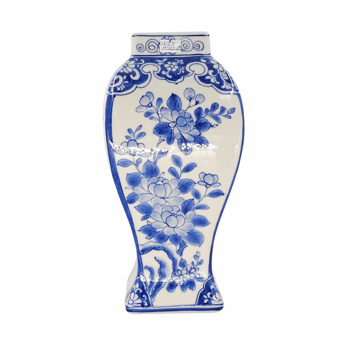 Bình Hoa Bát Tràng Vẽ Hoa Văn Men Lam Cao Cấp - VN-BD125MY22-49 - Ảnh 4