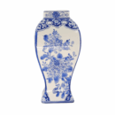 Bình Hoa Bát Tràng Vẽ Hoa Văn Men Lam Cao Cấp - VN-BD125MY22-49
