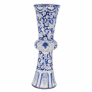 Bình Hoa Bát Tràng Vẽ Hoa Văn Men Lam Cao Cấp - VN-BD125MY22-50