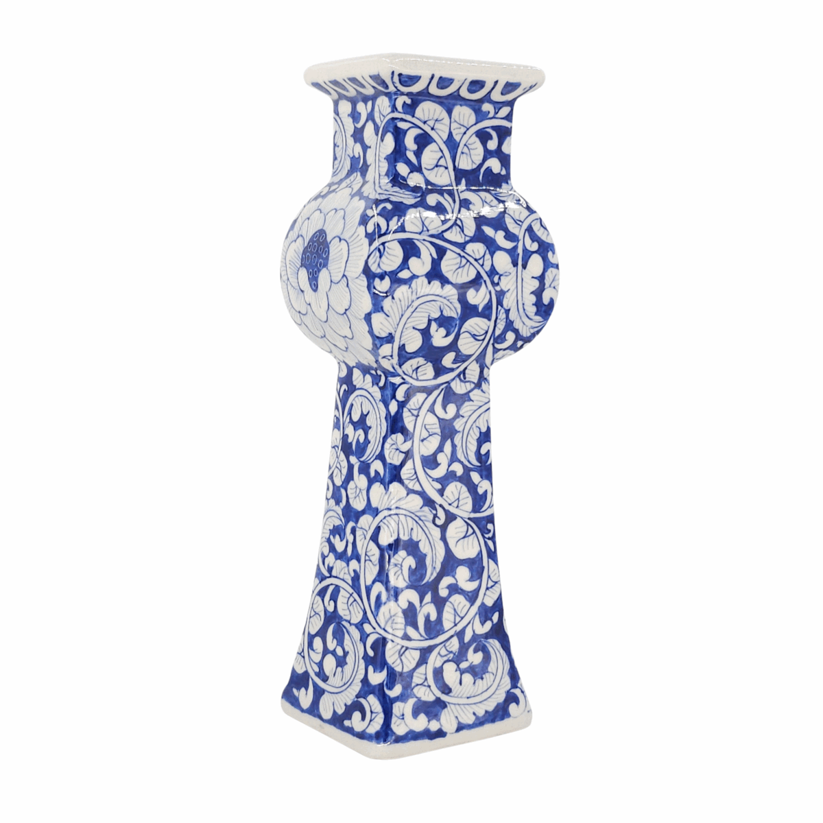 Bình Hoa Bát Tràng Vẽ Hoa Văn Men Lam Cao Cấp - VN-BD125MY22-61 - Ảnh 3