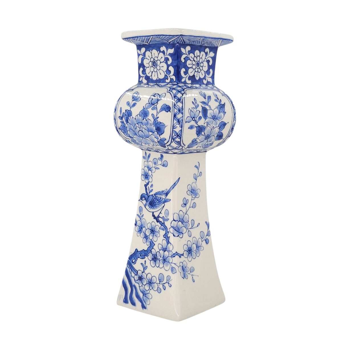 Bình Hoa Bát Tràng Vẽ Hoa Văn Men Lam Cao Cấp - VN-BD125MY22-64 - Ảnh 4