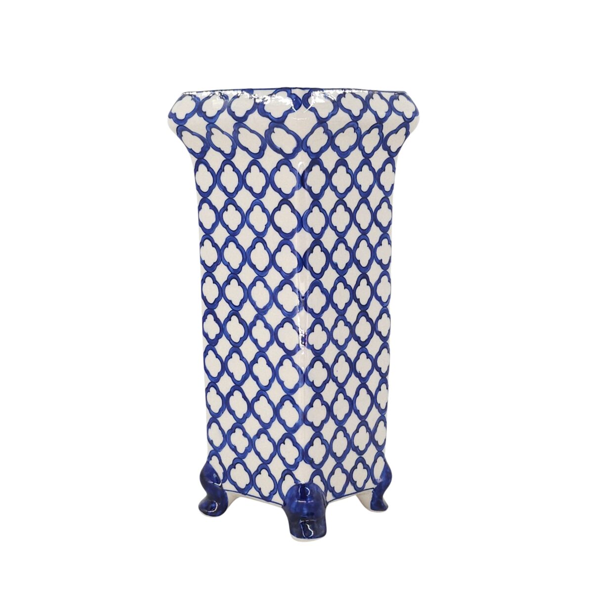 Bình Hoa Bát Tràng Vẽ Hoa Văn Men Lam Cao Cấp - VN-BD125MY22-65