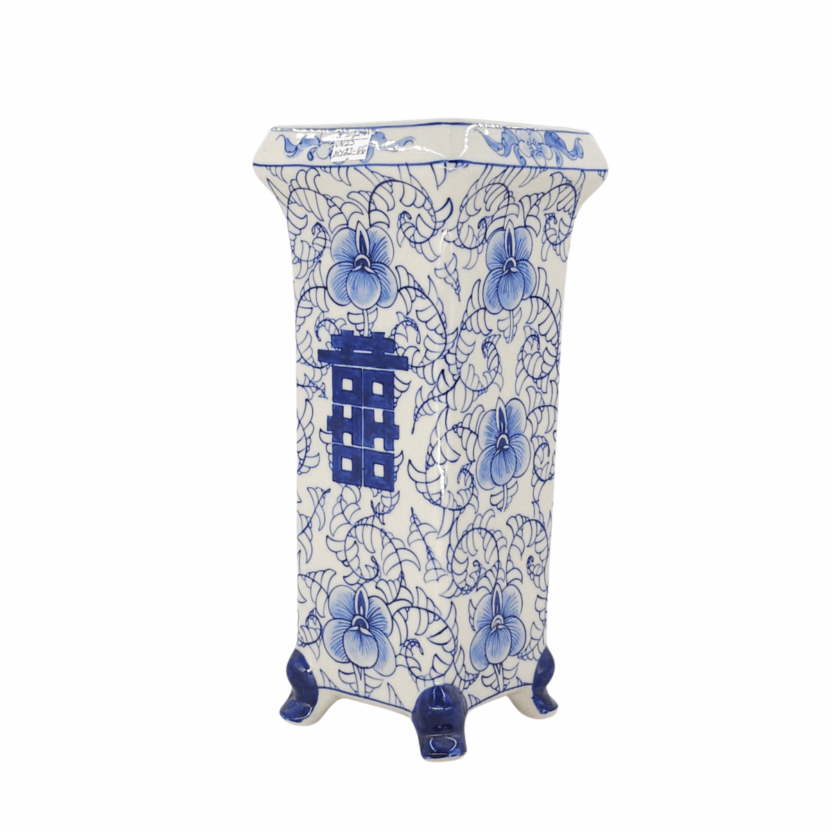 Bình Hoa Bát Tràng Vẽ Hoa Văn Men Lam Cao Cấp - VN-BD125MY22-66