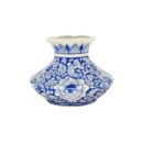 Bình Hoa Bát Tràng Vẽ Tay Hoa Phù Dung Men Lam Cao Cấp - VN-BD125FE27-92
