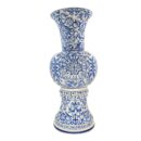 Bình Hoa Bát Tràng Vẽ Tay Họa Tiết DIOR Men Lam Cao Cấp - VN-BD125FE27-38