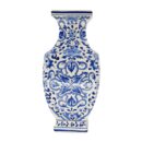 Bình Hoa Bát Tràng Vẽ Tay Họa Tiết DIOR Men Lam Cao Cấp - VN-BD125FE27-49