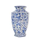 Bình Hoa Bát Tràng Vẽ Tay Họa Tiết DIOR Men Lam Cao Cấp - VN-BD125FE27-53