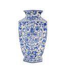 Bình Hoa Bát Tràng Vẽ Tay Họa Tiết DIOR Men Lam Cao Cấp - VN-BD125FE27-53