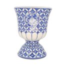 Bình Hoa Bát Tràng Vẽ Tay Hoa Văn Men Lam Cao Cấp - VN-BD125MY22-29