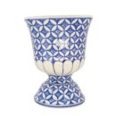 Bình Hoa Bát Tràng Vẽ Tay Hoa Văn Men Lam Cao Cấp - VN-BD125MY22-29