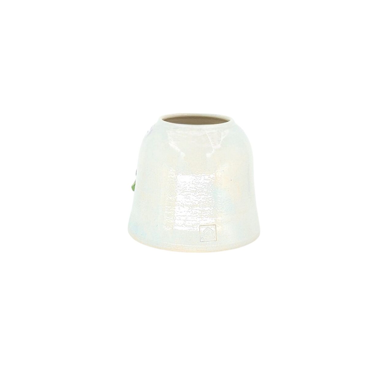 Bình Hoa Dáng Chuông Nhỏ Bát Tràng Đắp Nổi Hoa Sen Men Bóng Đặc Biệt – TV-BD125MR07-24 - Ảnh 4