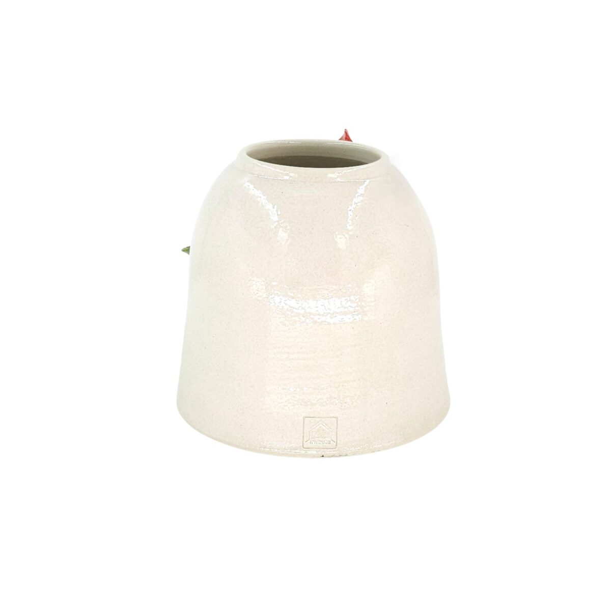 Bình Hoa Dáng Chuông Nhỏ Bát Tràng Đắp Nổi Hoa Trạng Nguyên Men Bóng Đặc Biệt – TV-BD125MR07-27 - Ảnh 4