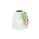 Bình Hoa Dáng Chuông Nhỏ Bát Tràng Đắp Nổi Hoa Tử Đằng Men Bóng Đặc Biệt – TV-BD125MR07-23