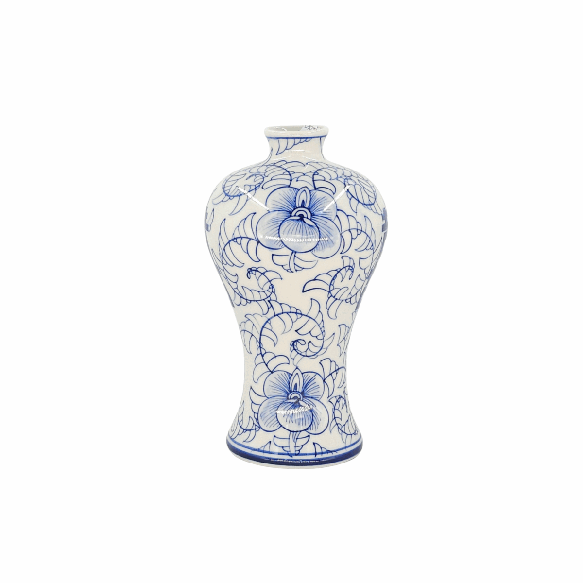 Bình Hoa Hút Lộc Bát Tràng Vẽ Hoa Văn Men Lam Cao Cấp - VN-BD125MY22-57 - Ảnh 3