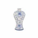 Bình Hoa Hút Lộc Bát Tràng Vẽ Hoa Văn Men Lam Cao Cấp - VN-BD125MY22-57