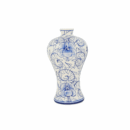 Bình Hoa Hút Lộc Bát Tràng Vẽ Hoa Văn Men Lam Cao Cấp - VN-BD125MY22-57