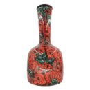 Bình Hút Lộc Đại Cổ Cao Bát Tràng Vẽ Tay Hoa Hồng Men 3D Cao Cấp - VN-BD125FE27-69