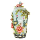 Chóe Bát Tràng Đắp Nổi Công Hoa Và Cây Sung Men Bóng Đặc Biệt - TV-BD125MR07-13