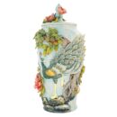 Chóe Bát Tràng Đắp Nổi Công Hoa Và Cây Sung Men Bóng Đặc Biệt - TV-BD125MR07-13